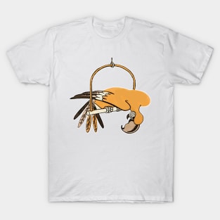 Comic vintage drawing parrot T-Shirt